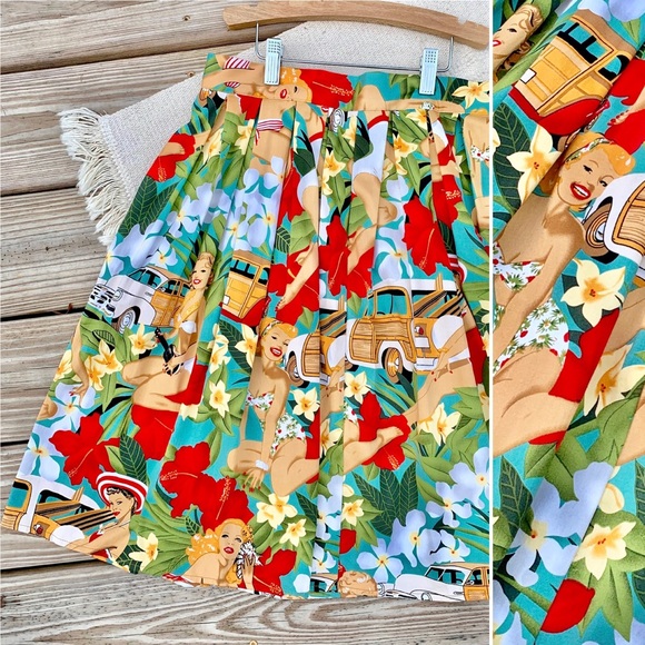 Grace Karin Dresses & Skirts - Grace Karin Retro Pin-up Circle High-waisted Skirt